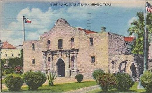 Texas San Antonio 14 The Alamo Built 1718