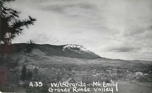 LaGrande and Mt. Emily Grande Ronde Valley Oregon OR