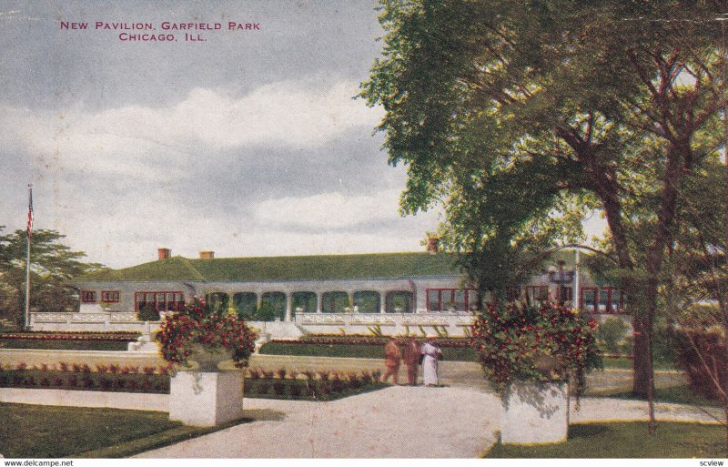 CHICAGO, Illinois, 1900-1910s; New Pavilion, Garfield Park