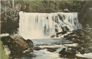c1907 Chromograph Postcard; McCloud River Falls CA on SPRR Siskiyou County