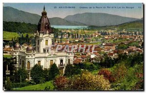 Aix les Bains - Castle of the Rock of the King and the Bourget Lake - Old Pos...