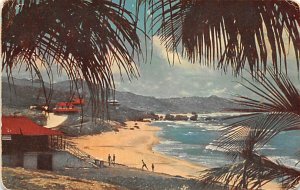 Sandy Beach Bathsheba Coast Barbados West Indies Unused 