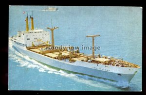ca0036 - Ben Line Cargo Ship - Bencruachan , built 1968 - postcard