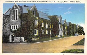 Plant and Bradford Dormitories Connecticut College for Women - New London, Co...