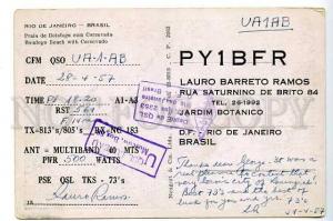 032219 BRASIL RIO DE JANEIRO Radio Old postcard