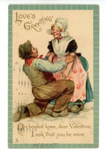 Greeting - Valentine. (Tuck Loads of Love Series 116, Unsigned Brundage)