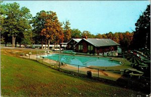 Baltimore MD Maryland STRICKLAND'S MOTOR LODGE Roadside Motel~Pool 1970 Postcard