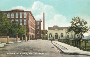 New Jersey Phillipsburg C-1910 Factory Industry Silk Mill Postcard 22-7667