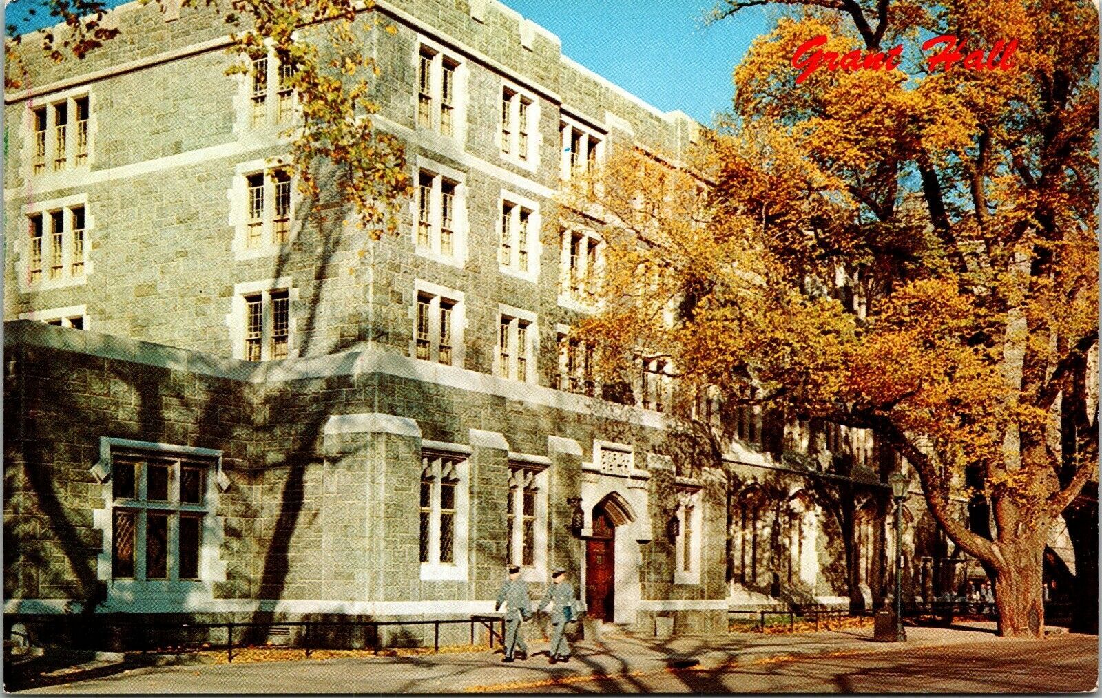 Exterior Grant Hall West Point New York NY Postcard Dexter VTG UNP