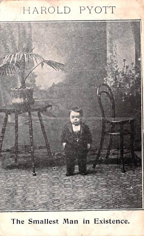 Harold Pyott The Smallest Man in Existence Unused 