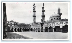 The Mosque Al-azhar Cairo Egypt Real Photo RPPC Postcard (FA6)