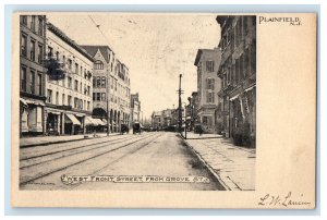 1906 West Front Street From Grove Street Plainfield New Jersey NJ Postcard 