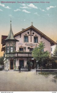 OBERAMMERGAU, Bavaria, Germany, 1900-1910s; Haus Des Christusdarstellers Anto...