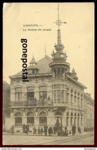 dc3028 - BELGIUM Jemappes 1920s La Maison du Peuple