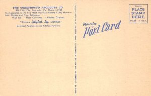 Lancaster Pennsylvania Constructo Products Co Store Vintage Postcard AA110049