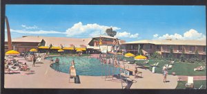 LAS VEGAS NEVADA WILBUR CLARK'S DESERT INN SWIMMING POOL ADVERTISING POSTCARD