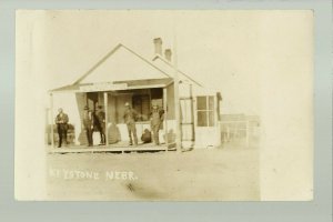 Keystone NEBRASKA RP c1910 GENERAL STORE nr Ogallala Lake McConaughy GHOST TOWN?