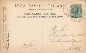 Austrian occupation original cancels found in Pula 1917 Italian Naval League