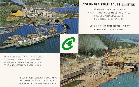 Canada Columbia Pulp Sales Montreal Canada