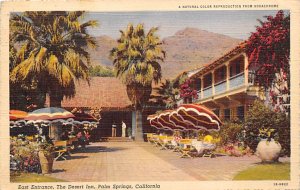 East Entrance, The Desert Inn Palm Springs CA