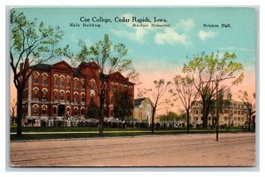 Coe College Buildings Cedar Rapids Iowa IA UNP DB Postcard Y4