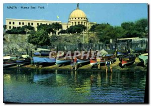 Postcard Modern Marsa Malta Boat Yard