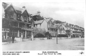 BR74408 old shanklin royal spa hotel  isle of wight real photo    uk