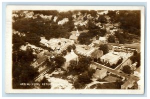 1927 Aerial View Of Peterborough New Hampshire NH RPPC Photo Vintage Postcard