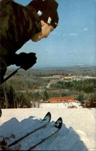 South Fallsburg NY New York The Pines Golf Ski c1950-60s Vintage Postcard
