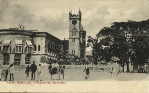 barbados, BRIDGETOWN, Public Buildings, Church (1910) Postcard