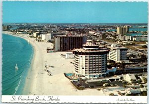 M-27602 As seen from the air looking to the north St Petersburg Beach Florida