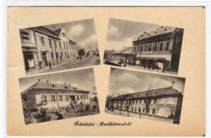 Udvozlet Mezokövesdzol Views of Mezokövesd Hungary 1957 postcard