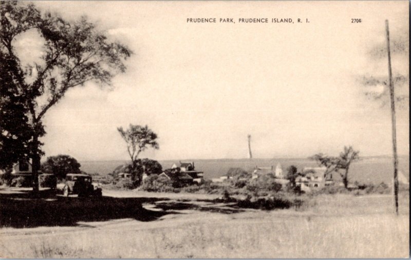 Postcard RI Prudence Island - Prudence Park