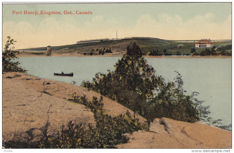 KINGSTON, Ontario, Canada, PU-1914; Fort Henry, Row Boat