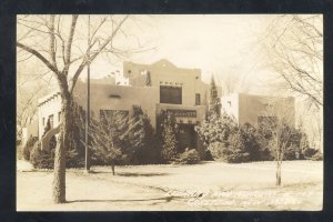 RPPC CARLSBAD NEW MEXICO NM LIBRARY AND MUSEUM REAL PHOTO POSTCARD