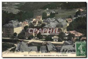 Old Postcard Panorama Bourboule Puy de Dome