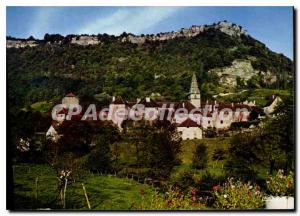 Postcard Modern Baume Les Messieurs Abbey And Vue Generale