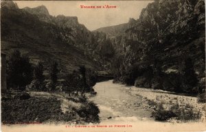 CPA L'Aude a La Sortie de Pierre-Lys FRANCE (1013318)