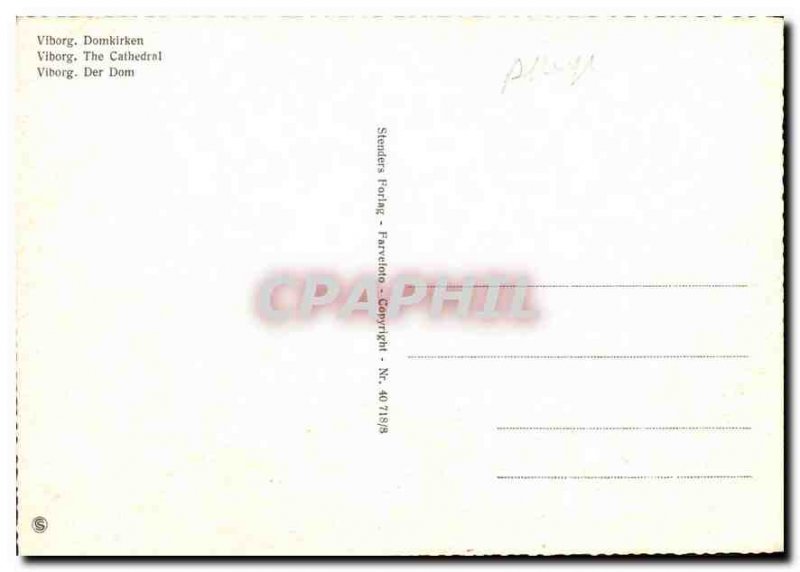 Postcard Modern Viborg Domkirken