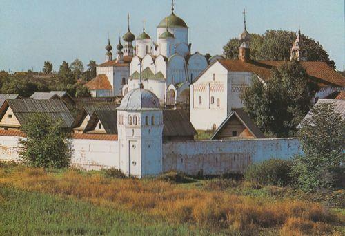 Suzdal The Pokrovsky Convent Nun Nuns Russia Russian Postcard