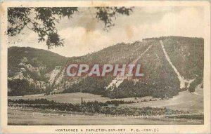 Old Postcard Montagnes Carleton Sea