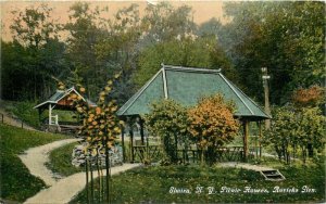 Elmira New York Picnic Houses Roricks Glen 1915 Postcard 21-11938