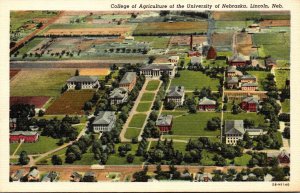 Nebraska Lincoln Aerial View Of College Of Agriculture Of University Of Nebra...