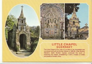 Channel Islands Postcard - Views of Little Chapel - Guernsey   AB1689