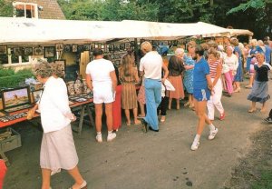 Groet en Camperduin Holland Street Markets Amsterdam Postcard