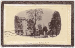 BUFFALO, New York, PU-191; Delaware Avenue, Church In The Background