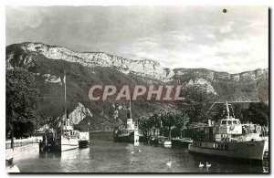 Modern Postcard Port Annecy and Mont Veyrier Charter