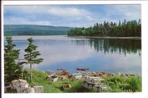 St Ann's Cabot Trail, Cape Breton, Nova Scotia, Wooden Lobster Trapes