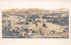 The Lebanon Valley, Real Photo Mount Lebanon, NY, USA Unused 