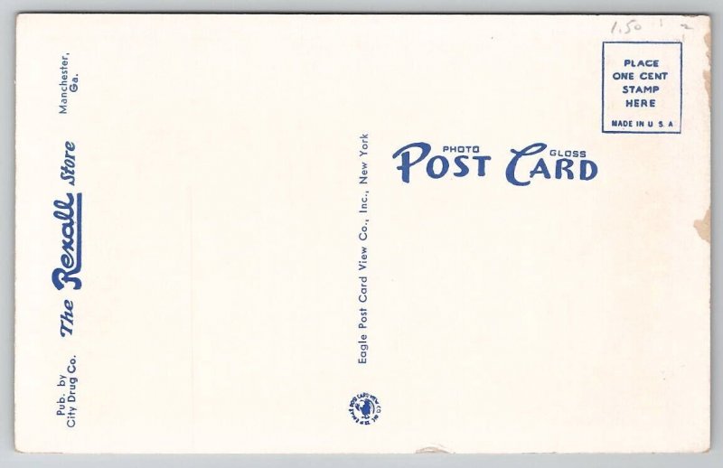 Georgia Hall Warm Springs GA Postcard X22